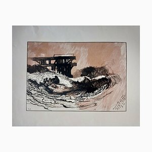 Victor Hugo, La Vague, 1925, Gravure