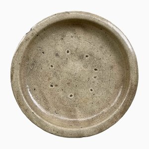 Japanese Ishizara Stone Plate in Seto Ceramic