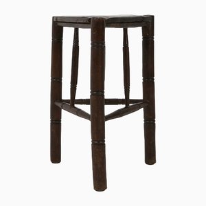 Rustic Wooden Stool, 1850