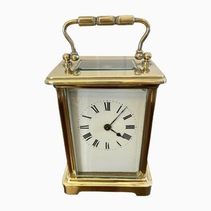 French Brass Cased Carriage Clock, 1880