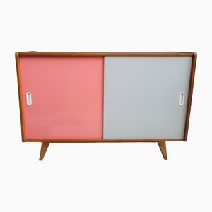 Pink and Grey Sideboard attributed to Jiří Jiroutek for Interier Praha, 1960s