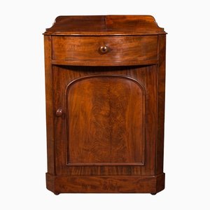 Victorian English Corner Dressing Cupboard or Nightstand