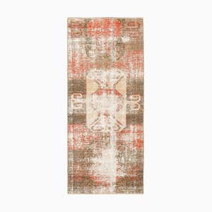 Tapis de Couloir Miniature Rouge et Marron