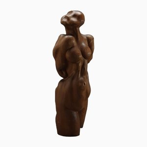 Greek Artist, Amorphous Figural Sculpture, 1960s, Wood