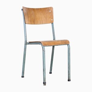 Belgian Laminate Stacking School Chairs, 1960s, Set of 8