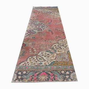 Tapis de Couloir Oushak Vintage en Laine, Turquie, 1960s