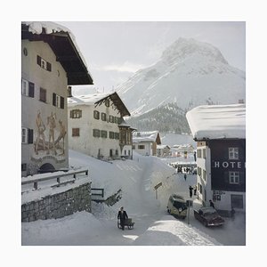 Slim Aarons, Hotel Krone, Lech, anni '60, Fotografia