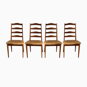 Vintage Ladder Back Dining Chairs from G-Plan, Set of 4