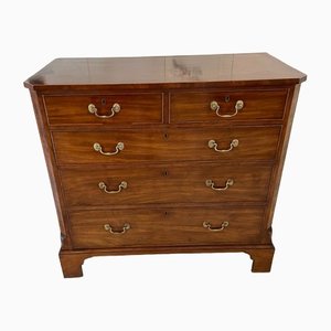 Antique George III Mahogany Chest of Drawers, 1800s
