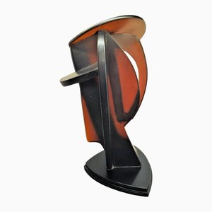 Y. Zheleznov, Frau, 1960er, Farbige Glasskulptur