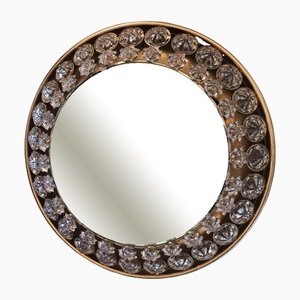 Lighting Mirror in Brass and Resin