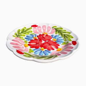 Assiette Plate in Ceramic by Popolo