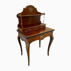 Ancient French Victorian Kingwood Happiness of the Day Desk, 1860s