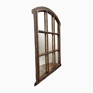 Antique Stable Window with Mirror