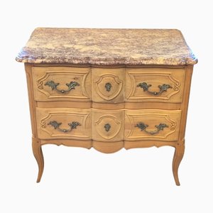 Antique Dresser in Marble and Wood, 1800s