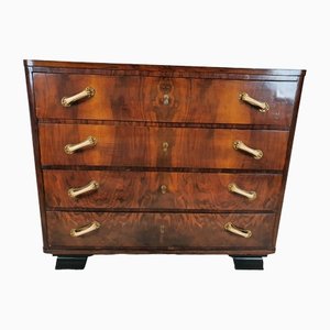Dresser in Burl with Four Drawers, 1950s