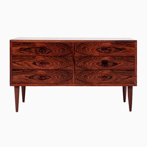 Mid-Century Danish Low Chest of Drawers in Rosewood attributed to Brouer, 1960s