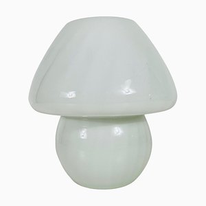 Lámpara de mesa hongo de cristal de Murano atribuida a Vetri D'arte, Italia, años 70