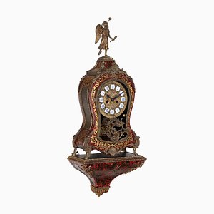 Boulle Style Clock with Shelf