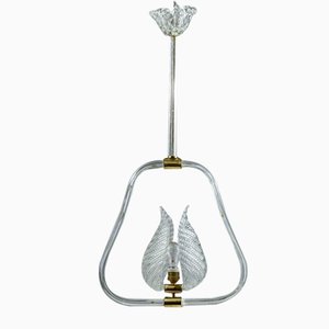 Murano Glass Ceiling Light, 1950s