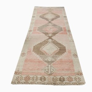 Tapis de Couloir Vintage Rose, Turquie, 1960s