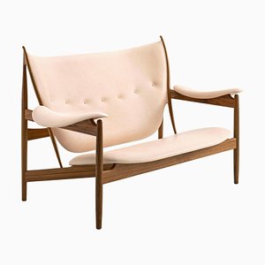 Chieftain Sofa in Wood and Leather by Finn Juhl