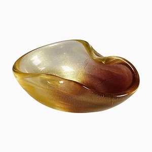 Grand Poudrier en Verre de Murano de Vetreria Archimede Seguso, 1950s