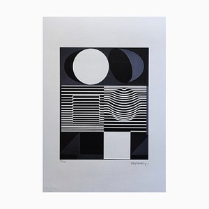 Lithographie Victor Vasarely, Ondho, 1970s