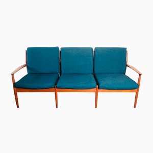 Dänisches Mid-Century Teak 3-Sitzer Sofa von Svend Age Eriksen für Glostrup, 1960er