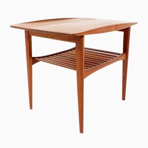 Vintage FD510 Side Table with Shelf by Tove and Edvard Kindt-Larsen for France & Søn, 1956