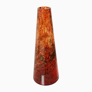 Large Murano Glass Inclusion Vase, 1970s