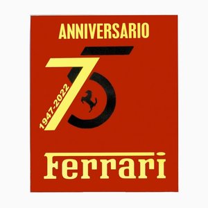 Insegna del 75° anniversario della Ferrari, inizio XXI secolo