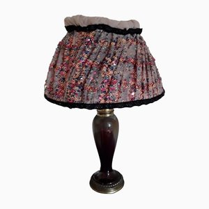 Art Nouveau Table Lamp on Ceramic Base, 1910s