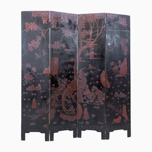 Lacquer Screen, China, 1950s