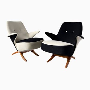 Penguin Chairs by Theo Ruth for Artifort, 1957, Set of 2