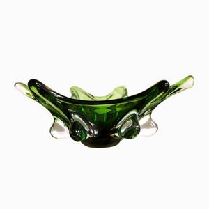Italian Vase in Green Murano Glass from Made Murano Glass, 1960s