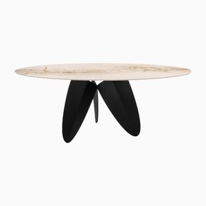 Large Almond Flake Alba Dining Table from Nuoovo