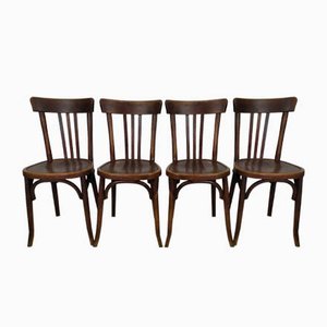Baumann Bistro Chairs, 1890s, Set of 4