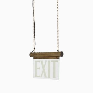 Internalite Exit Leuchtschild, 1920er