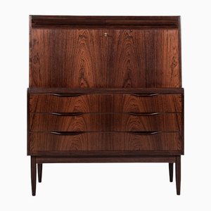 Mid-Century Danish Secretaire in Rosewood attributed to Erling Torvits for Klim Møbelfabrik, 1960s