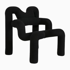Modern Black Fabric Ekstrem Chair from Varier