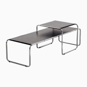 Laccio Tables attributed to Marcel Breuer, 1980s, Set of 2