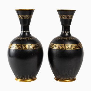 Ancient Greece Style Porcelain Vases, Set of 2