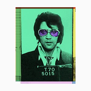 Impresión de pigmento de archivo Batik, Only Elvis, 2022