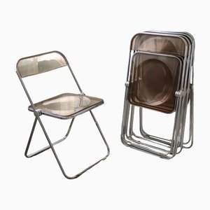 Vintage Plia Folding Chair by Giancarlo Piretti for Anonima Castelli, 1960s