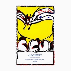 Pierre Alechinsky, Lithographies Originales, 20ème Siècle, Impression d'Art