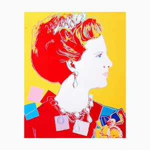 Andy Warhol, Queen Margrethe, 20th Century, Art Print