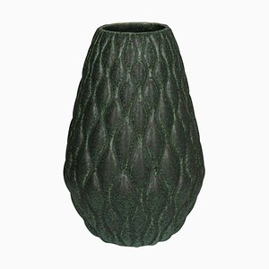 Green Stoneware Vase by Anders Børgesen