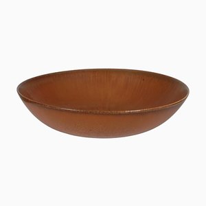 Model 54 Bowl with Red and Brown Glaze from Saxbo