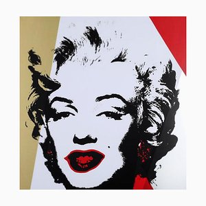 Andy Warhol, Golden Marilyn, 20th Century, Color Silkscreen